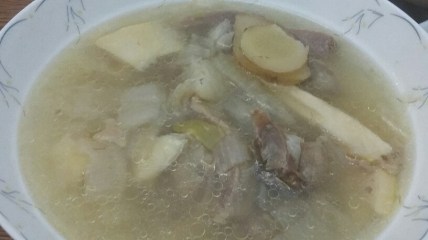 Perfect addition in oxtail soup