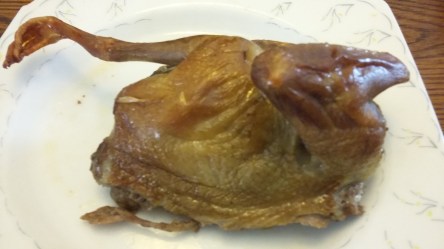 *People keep telling me to call it squab, but let's be honest, it's a pigeon