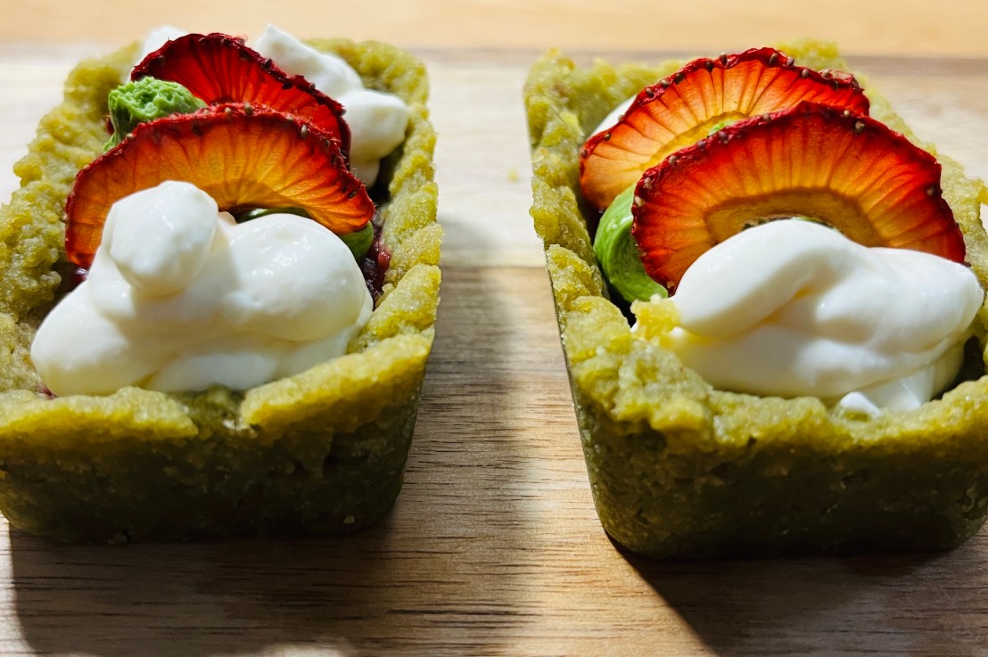 Matcha Cheesecake Tarts